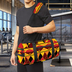 Sunset African Tribal Pattern Print Gym Bag
