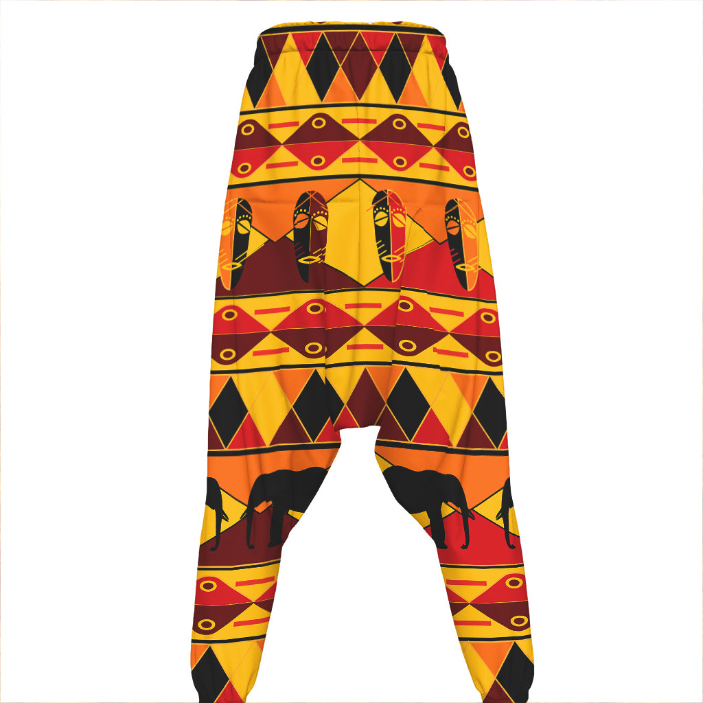 Sunset African Tribal Pattern Print Hammer Pants