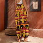 Sunset African Tribal Pattern Print Harem Pants