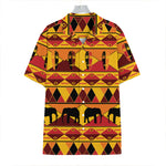 Sunset African Tribal Pattern Print Hawaiian Shirt