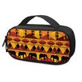 Sunset African Tribal Pattern Print Portable Cooler Travel Case