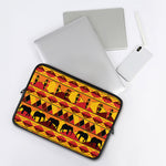 Sunset African Tribal Pattern Print Laptop Sleeve
