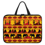 Sunset African Tribal Pattern Print Laptop Sleeve With Handle
