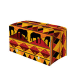 Sunset African Tribal Pattern Print Leather Tissue Box Cover
