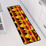 Sunset African Tribal Pattern Print Long Kitchen Mat
