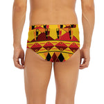 Sunset African Tribal Pattern Print Men's Briefs