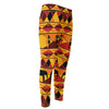 Sunset African Tribal Pattern Print Men's Compression Pants