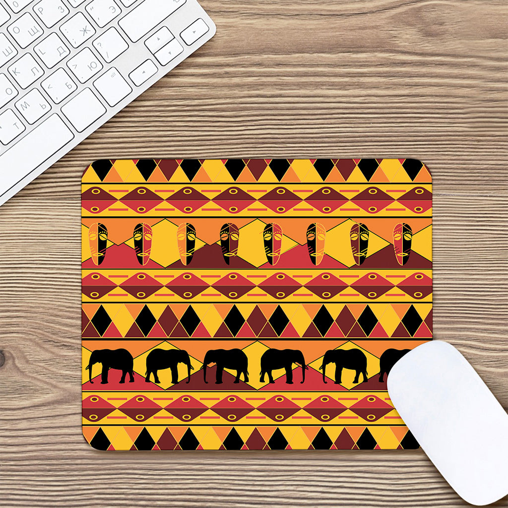 Sunset African Tribal Pattern Print Mouse Pad