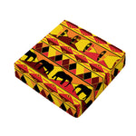 Sunset African Tribal Pattern Print Outdoor Seat Cushion Cover