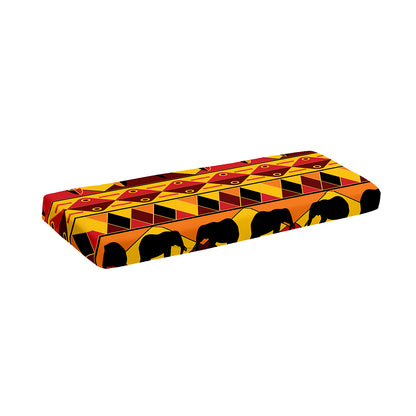 Sunset African Tribal Pattern Print Piano Keyboard Cover