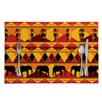Sunset African Tribal Pattern Print Placemat