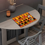 Sunset African Tribal Pattern Print Placemat
