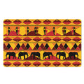Sunset African Tribal Pattern Print Polyester Doormat