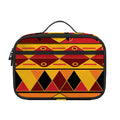 Sunset African Tribal Pattern Print Portable Lunch Bag