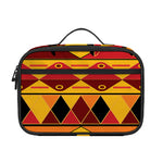 Sunset African Tribal Pattern Print Portable Lunch Bag