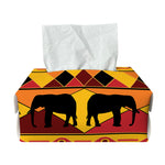 Sunset African Tribal Pattern Print Rectangle Tissue Box Cover