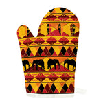 Sunset African Tribal Pattern Print Single Oven Mitt