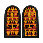Sunset African Tribal Pattern Print Skillet Handle Cover