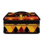 Sunset African Tribal Pattern Print Small Lunch Bag