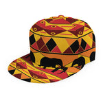Sunset African Tribal Pattern Print Snapback Cap