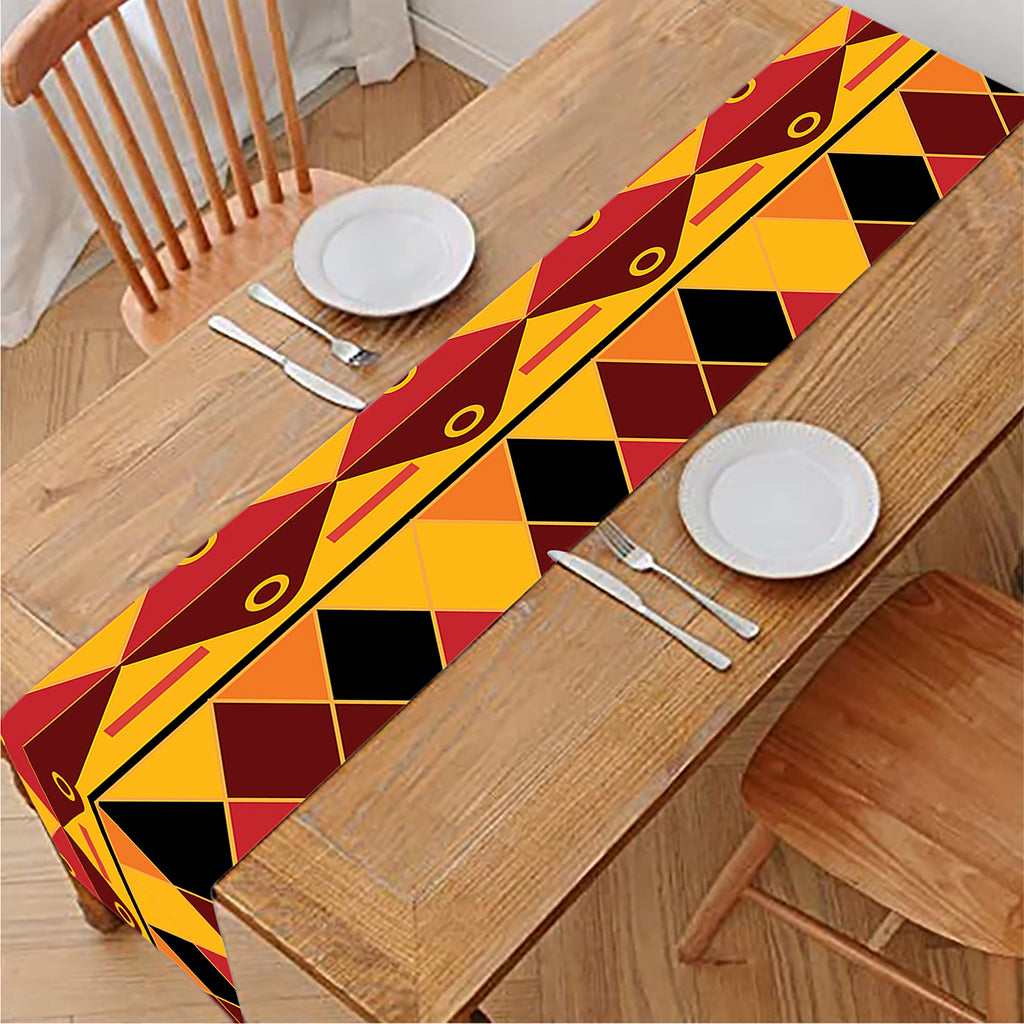 Sunset African Tribal Pattern Print Table Runner