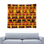 Sunset African Tribal Pattern Print Tapestry