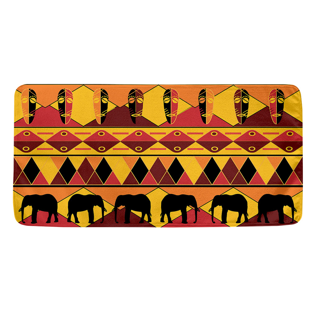Sunset African Tribal Pattern Print Towel