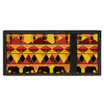 Sunset African Tribal Pattern Print Trifold Wallet