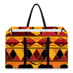 Sunset African Tribal Pattern Print Utility Tote Bag