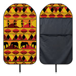 Sunset African Tribal Pattern Print Waterproof Car Seat Cover