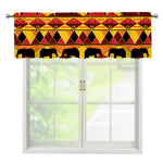 Sunset African Tribal Pattern Print Window Valance