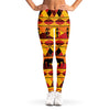 Sunset African Tribal Pattern Print Women's Leggings