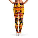 Sunset African Tribal Pattern Print Women's Leggings