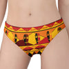 Sunset African Tribal Pattern Print Women's Panties