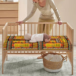 Sunset Ethnic African Tribal Print Baby Crib Sheet