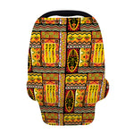 Sunset Ethnic African Tribal Print Baby Seat Cover