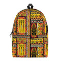 Sunset Ethnic African Tribal Print School Backpack