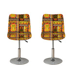 Sunset Ethnic African Tribal Print Bar Stool Covers