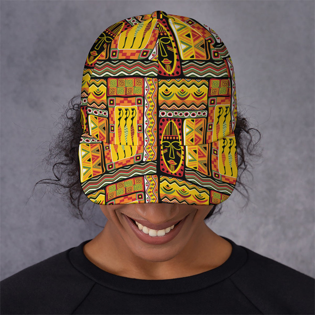 Sunset Ethnic African Tribal Print Baseball Cap
