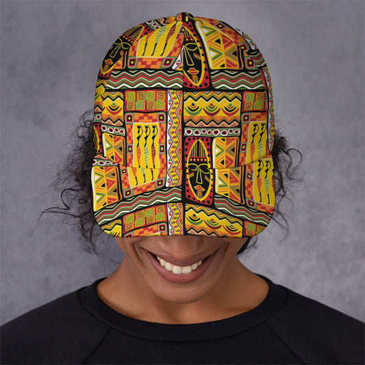 Sunset Ethnic African Tribal Print Baseball Cap