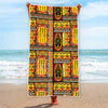 Sunset Ethnic African Tribal Print Beach Towel