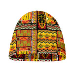 Sunset Ethnic African Tribal Print Beanie