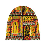 Sunset Ethnic African Tribal Print Beanie