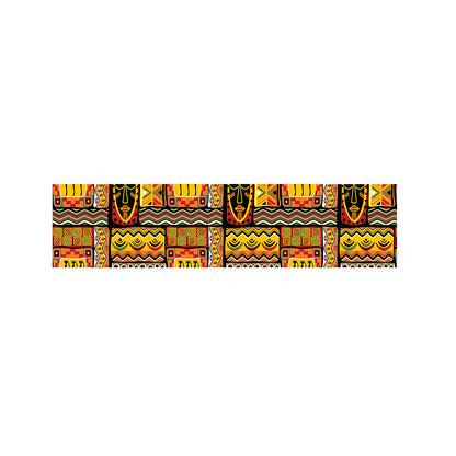 Sunset Ethnic African Tribal Print Bed Runner