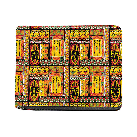 Sunset Ethnic African Tribal Print Bifold Wallet