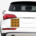 Sunset Ethnic African Tribal Print Car Sticker