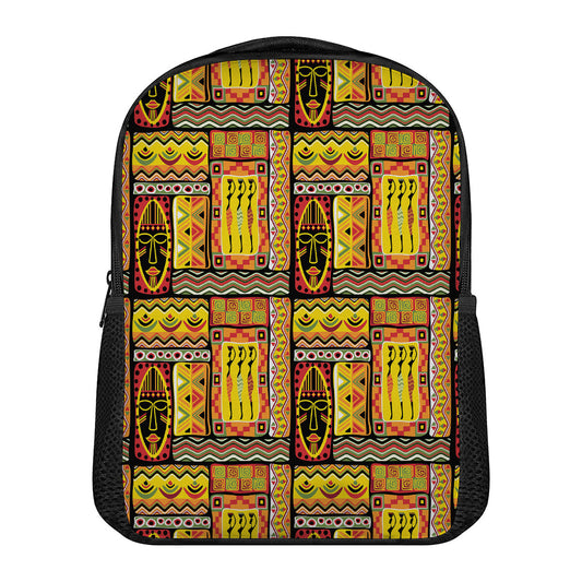 Sunset Ethnic African Tribal Print Casual Backpack