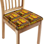 Sunset Ethnic African Tribal Print Chair Cushion Cover