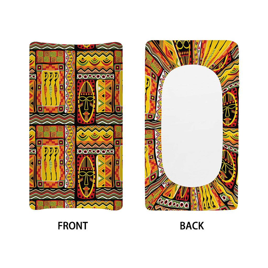 Sunset Ethnic African Tribal Print Changing Pad Cover