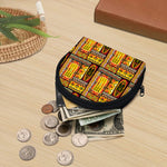 Sunset Ethnic African Tribal Print Coin Purse